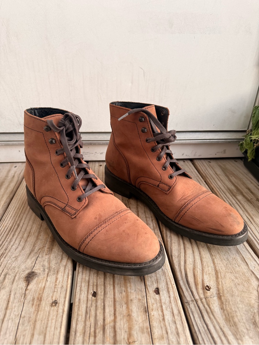 Thursday Boot Company Men's Lace-Up Boots in Tan